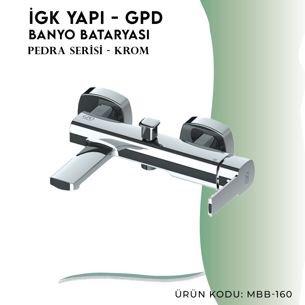 İGK YAPI - GPD Pedra Banyo Bataryası (MBB160) - Resim 3