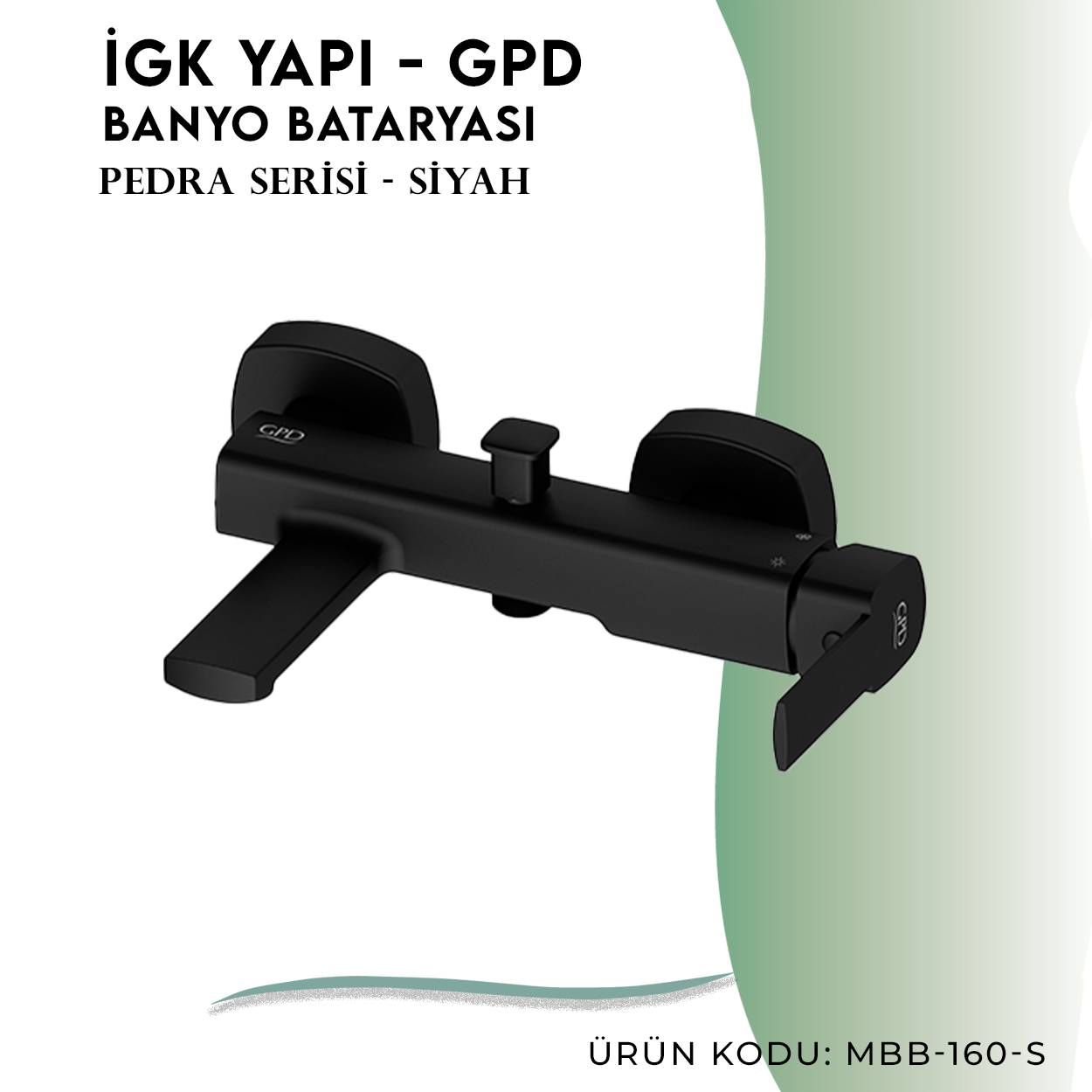 İGK YAPI - GPD S Pedra Banyo Bataryası (MBB160-S) - Resim 3