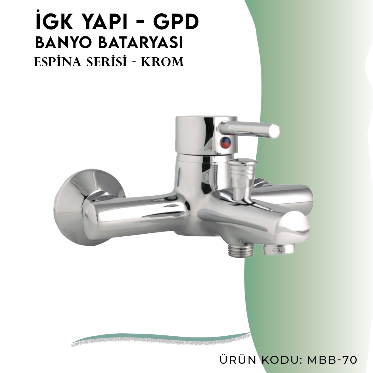 İGK YAPI - GPD Espina Banyo Bataryası (MBB70) - Resim 3