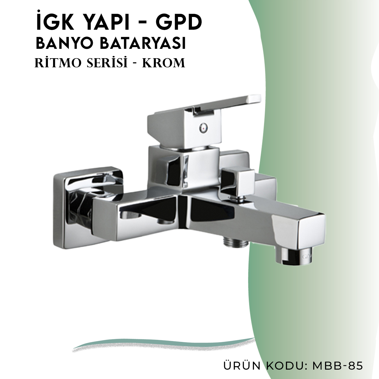 İGK YAPI - GPD Ritmo Banyo Bataryası (MBB85) - Resim 3