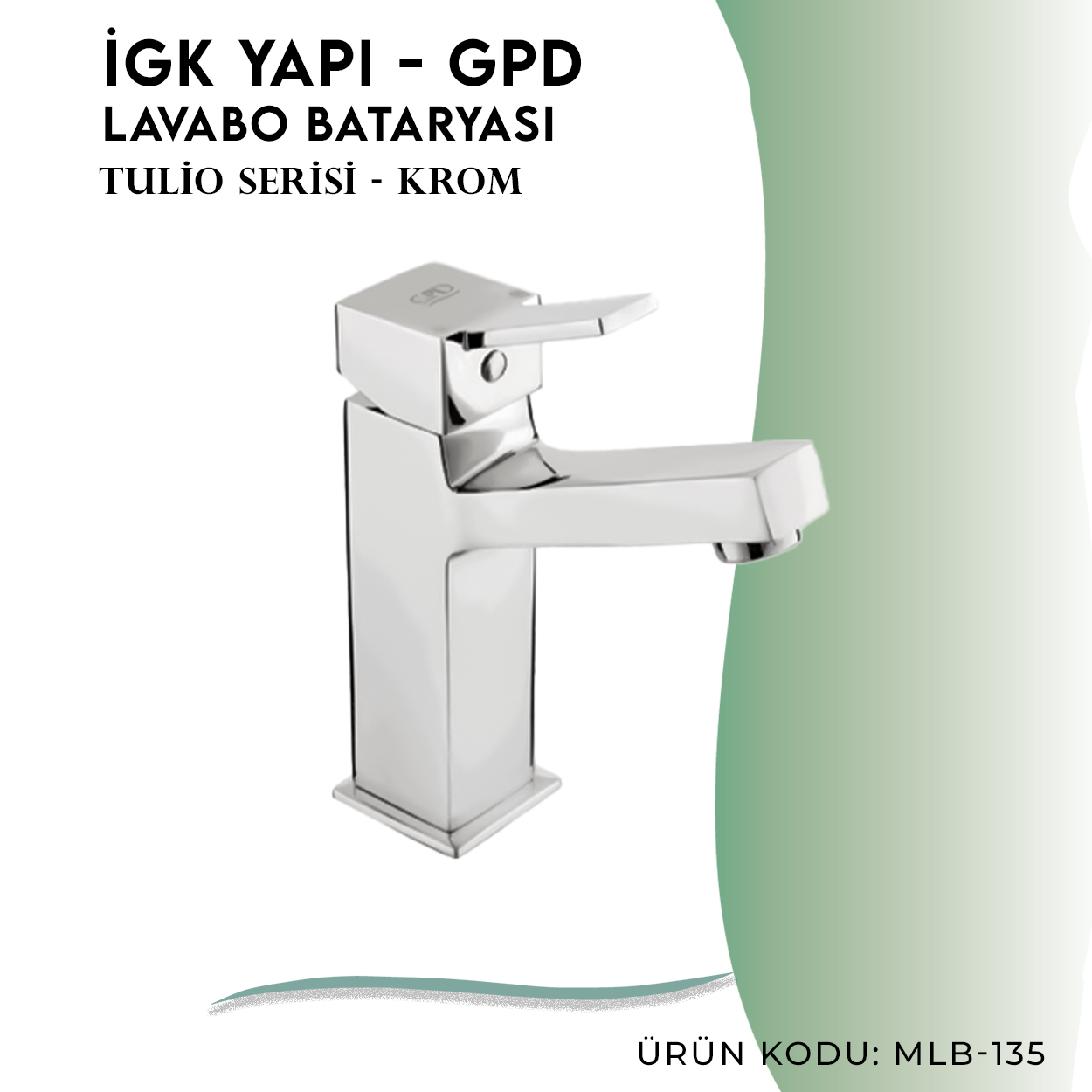 İGK YAPI - GPD Tulio Lavabo Bataryası (MLB135) - Resim 3