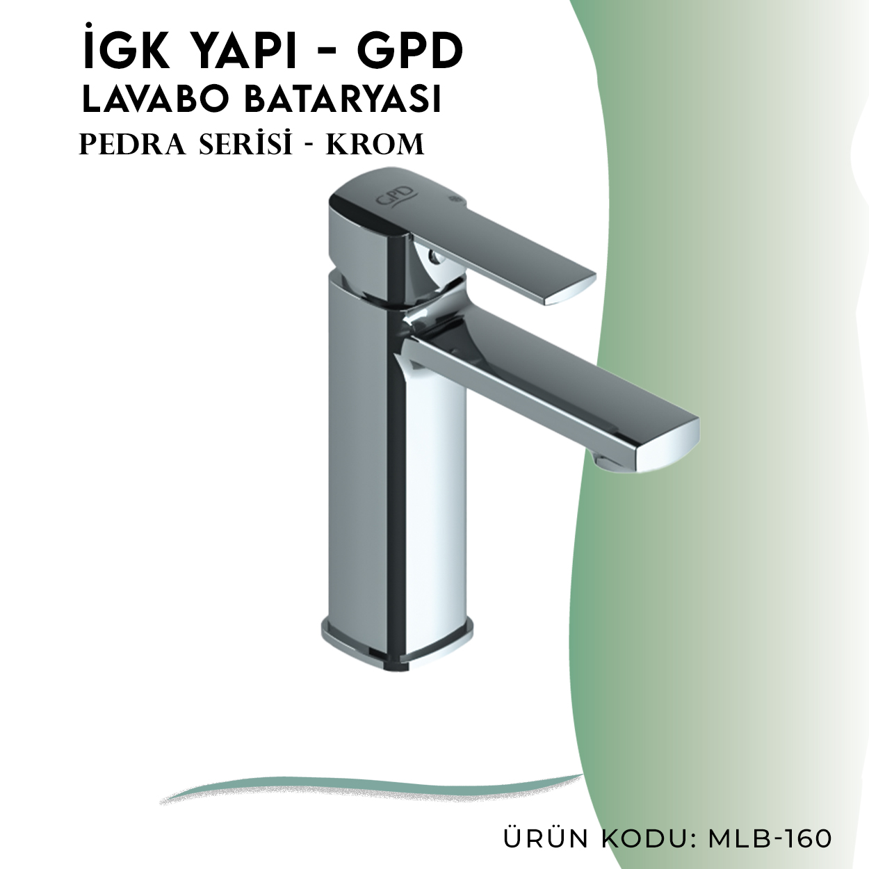 İGK YAPI - GPD Pedra Lavabo Bataryası (MLB160) - Resim 3