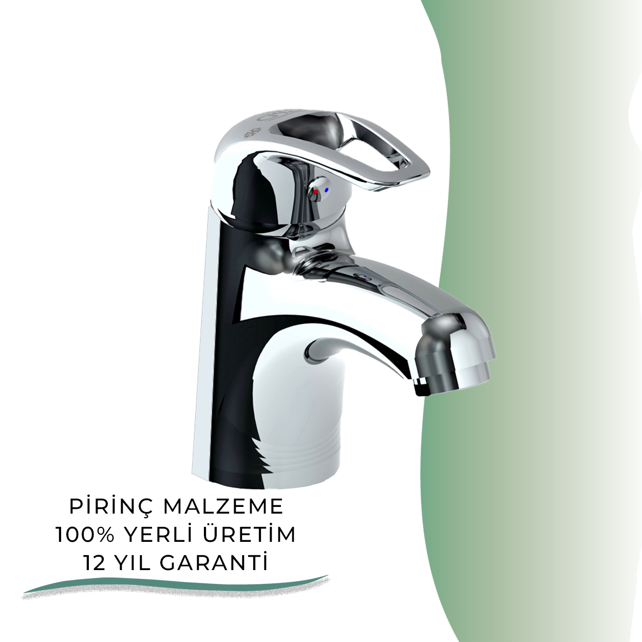 İGK YAPI - GPD Adrio Tek Su Girişli Lavabo Bataryası (MLT120)