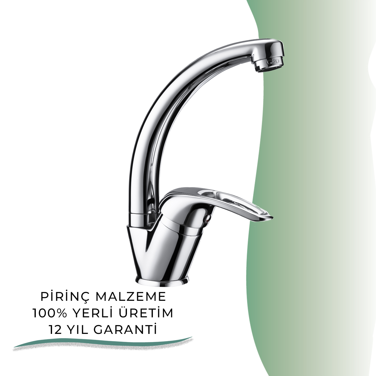 İGK YAPI - GPD Adrio Tek Gövde Lavabo Bataryası (MTL120)