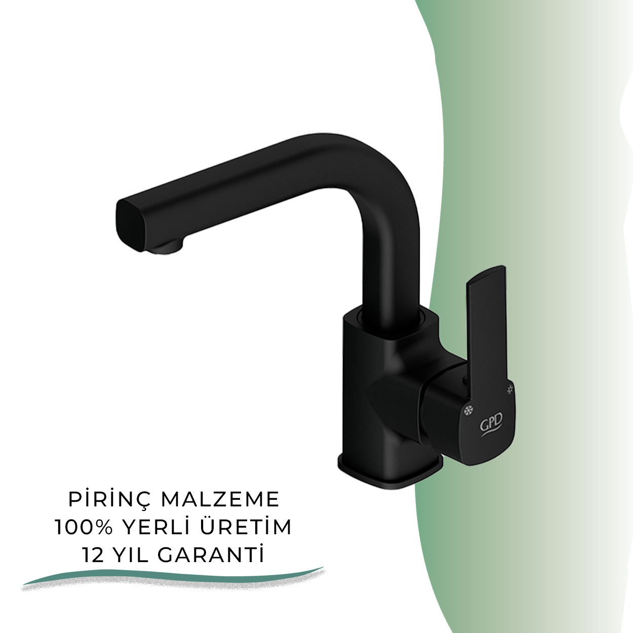 İGK YAPI - GPD S Pedra Tek Gövde Lavabo Bataryası (MTL160-S)