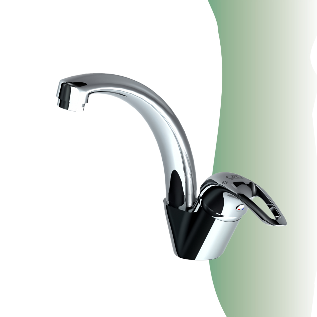 İGK YAPI - GPD Adrio Tek Su Girişli Tek Gövde Lavabo Bataryası (MTT120) - Resim 2