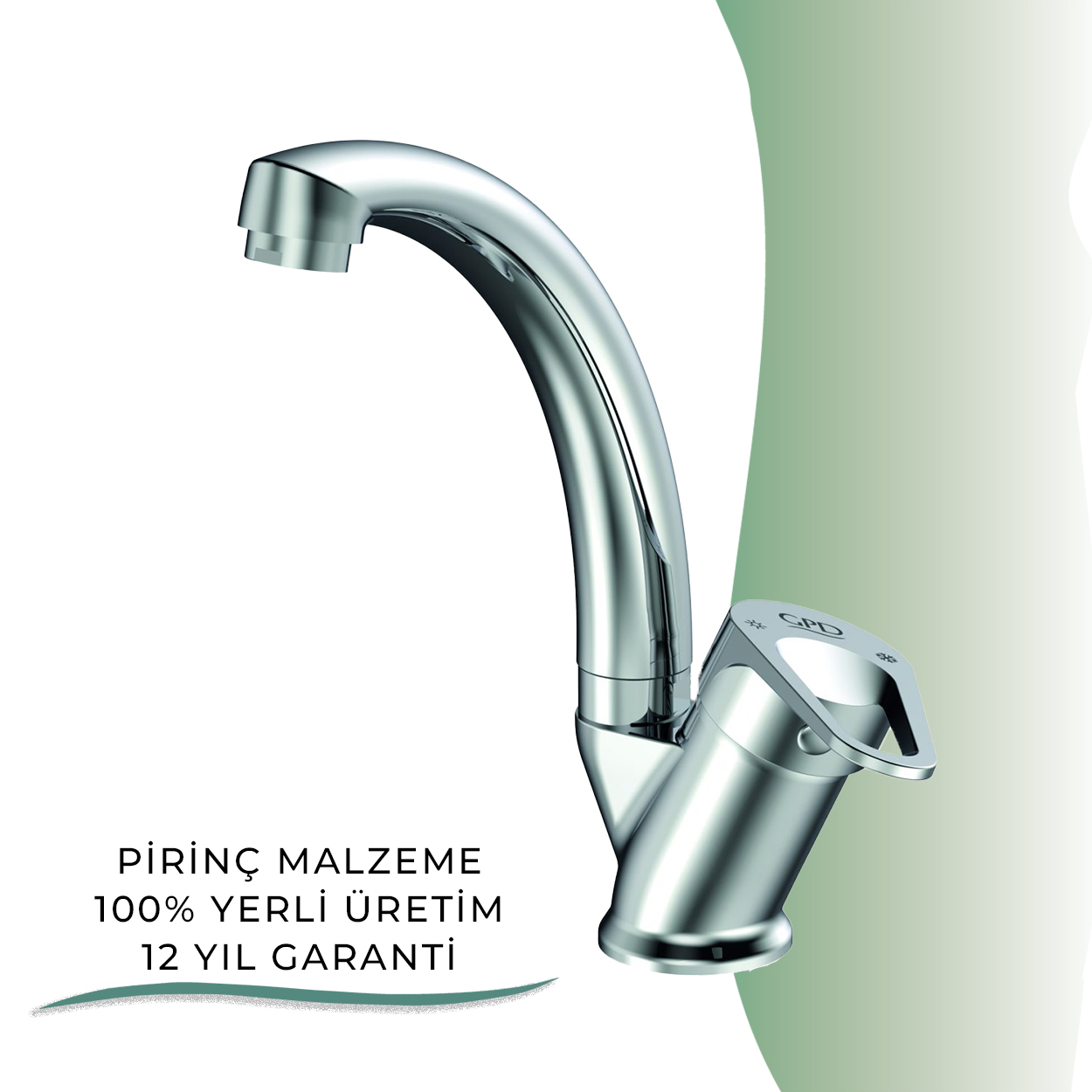 İGK YAPI - GPD Orbis Tek Gövde Lavabo Bataryası (TL30)