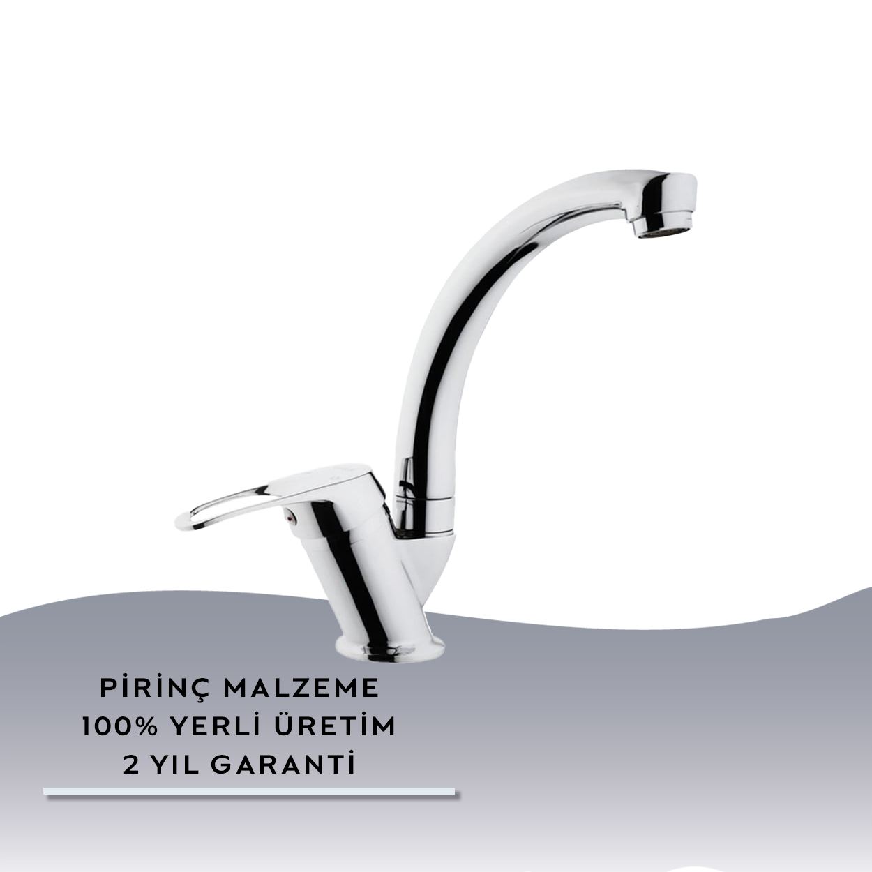 İGK YAPI – KARE KMI4002 Miracle Kuğu Lavabo Bataryası
