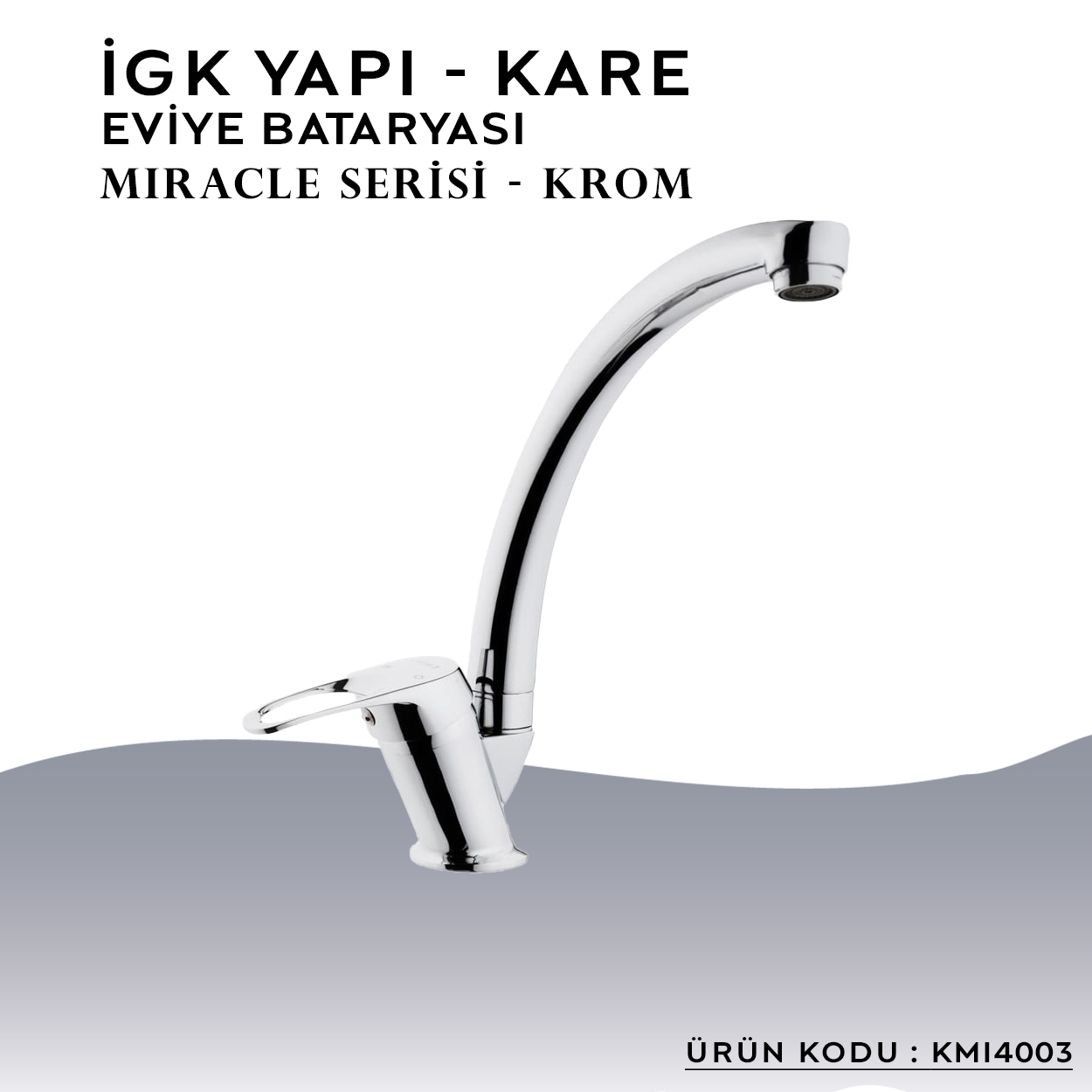 İGK YAPI – KARE KMI4003 Miracle Eviye Bataryası - Resim 3