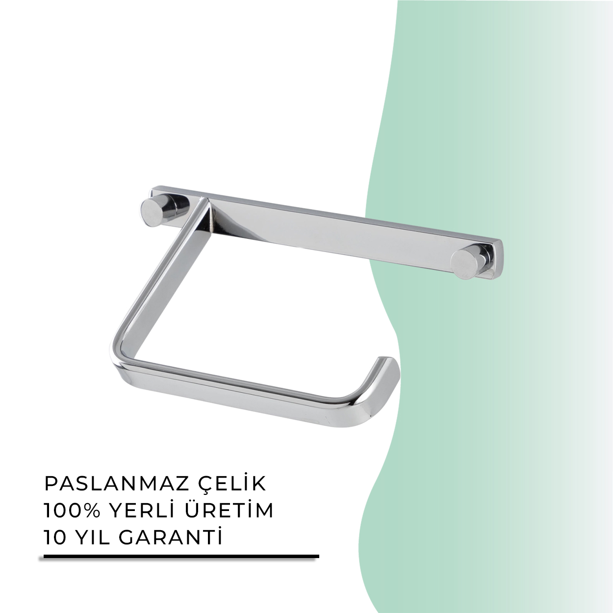 İGK YAPI - Çelik Banyo Mercan Açık Tuvalet Kâğıtlığı (MS10-009)