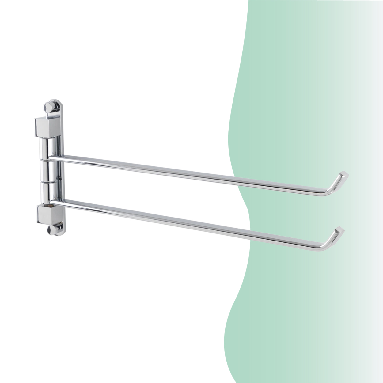 İGK YAPI - Çelik Banyo Mercan İkili Döner Havluluk (MS10-019) - Resim 2